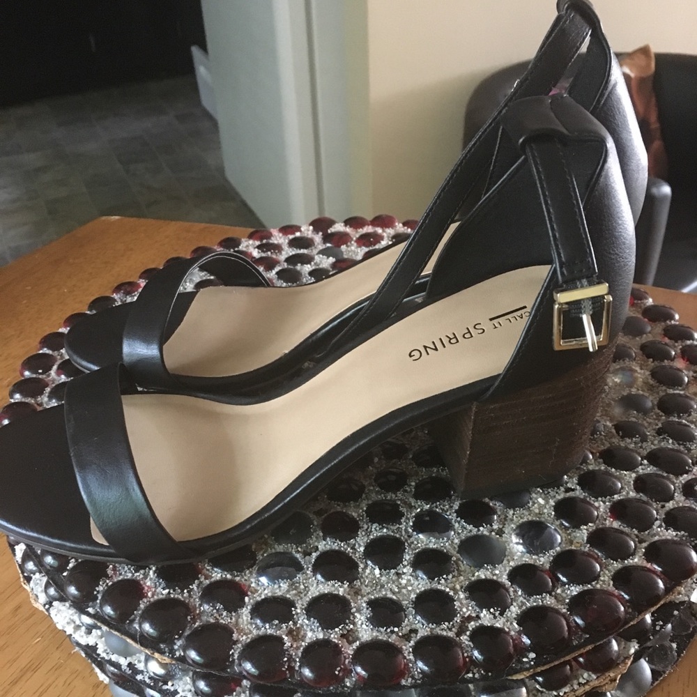 Call It Spring Block Heel Sandals